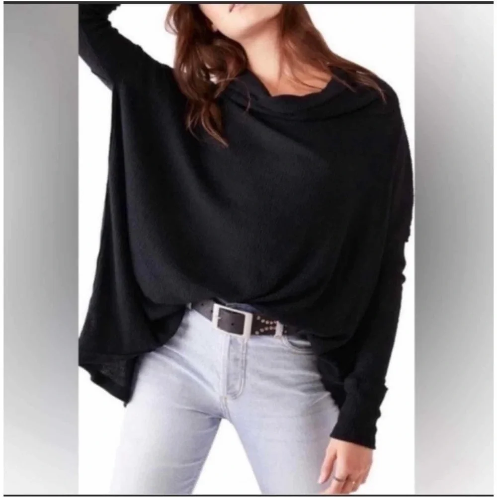 Free People Juicy Cowl Neck Pullover